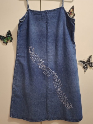 Bluenote denim dress like new, medium, blue