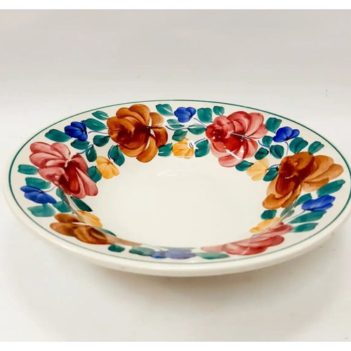 Polish Hand-Painted Ceramic Plate Fajans vintage, like new