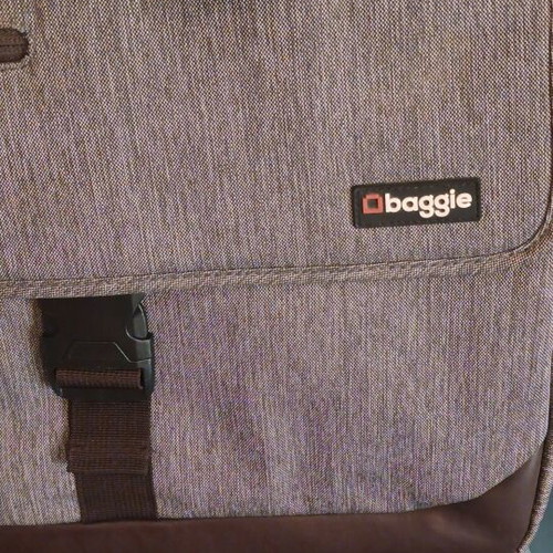 Baggie laptop bag like new, fabric with multiple pockets