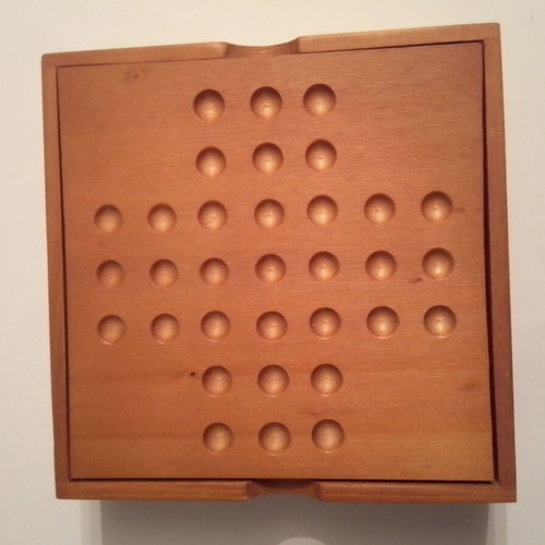 Solitaire wooden board game Tactic Wood 14025 new