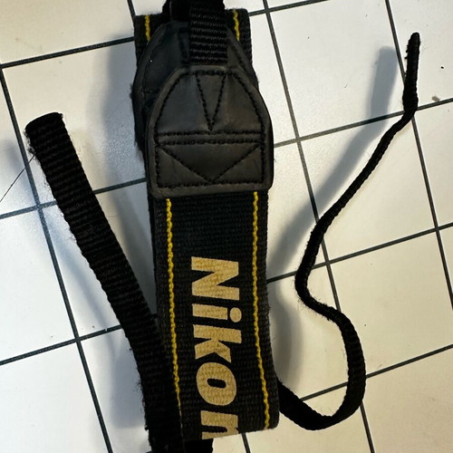 Nikon camera strap used