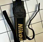 Nikon camera strap used