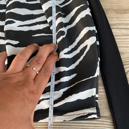 Jane Norman vintage mini zebra dress like new, size XS
