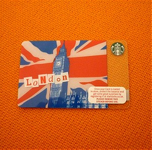 Starbucks Αγγλική κάρτα London Big Ben από Αγγλία