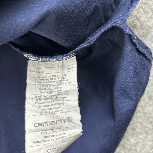 Carhartt Wip T-shirt Large blue nurse medical blouse used
