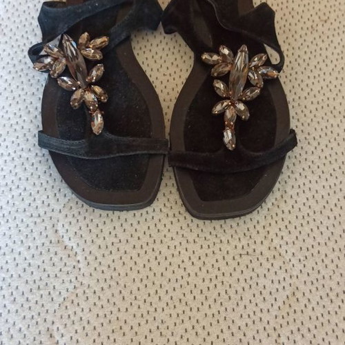 Privee women's sandals new, black, size 37