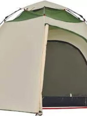 VidaXL Automatic Igloo Camping Tent Green for 4 People 326x260x175cm
