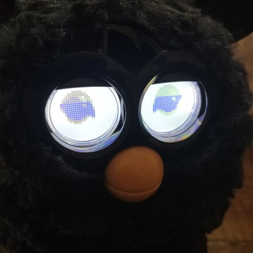 Furby Hasbro 2012 Black Magic used, interactive toy