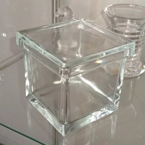 Multipurpose glass vintage container like new