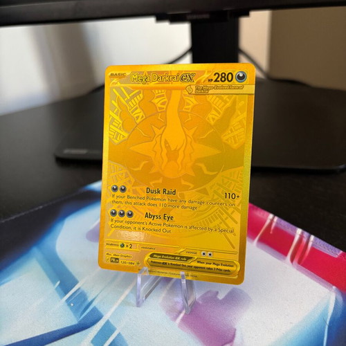 Pokemon Mega Darkrai ex #120/084 ME05: Pitch Black card like new