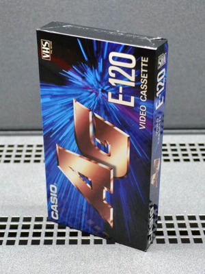 Casio AG E-120 VHS tape new sealed