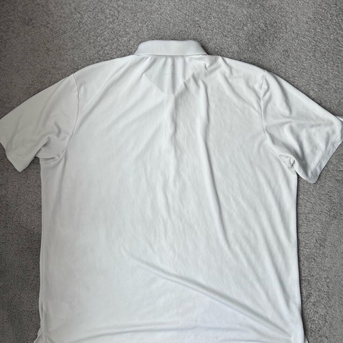 Adidas Golf Solid polo shirt used, XL, white