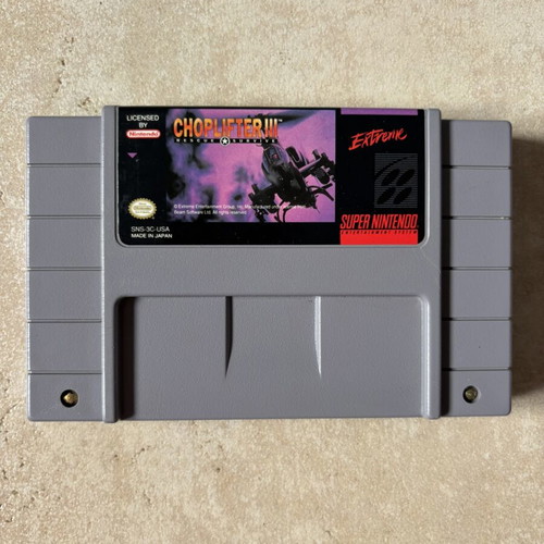 Choplifter III Super Nintendo SNES American