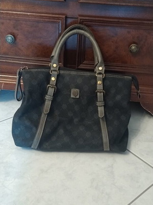 Thiros women's handbag black and grey