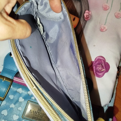 Santoro London Gorjuss Rosebud school backpack and pencil case