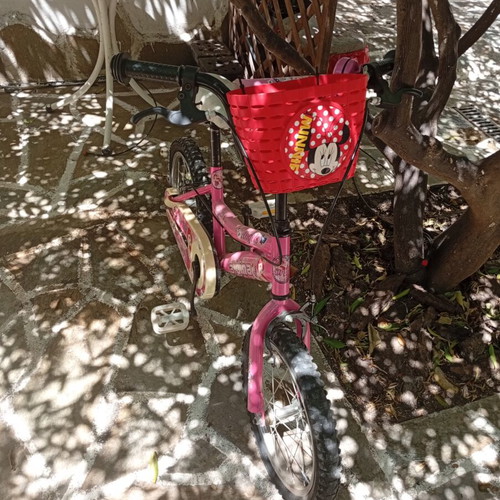 Children's bicycle with training wheels
