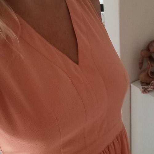 Fracomina women's dress size L, apricot color