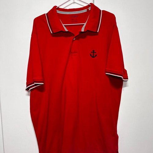 Polo men's short-sleeve shirt red size XL like new