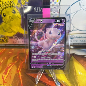 Pokmeon card Mew V holographic crown zenith