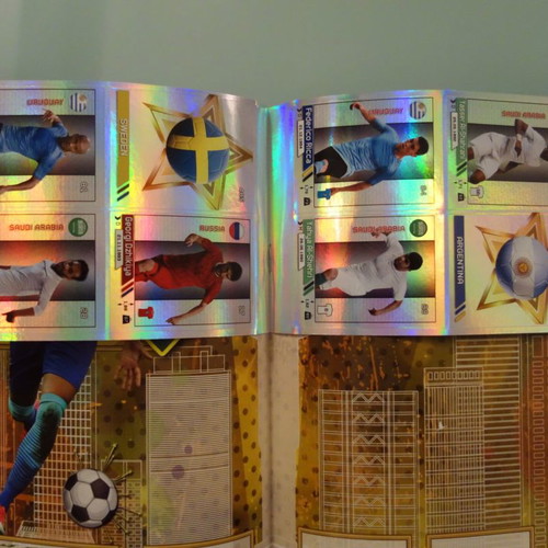 The golden stars of world football sticker album new