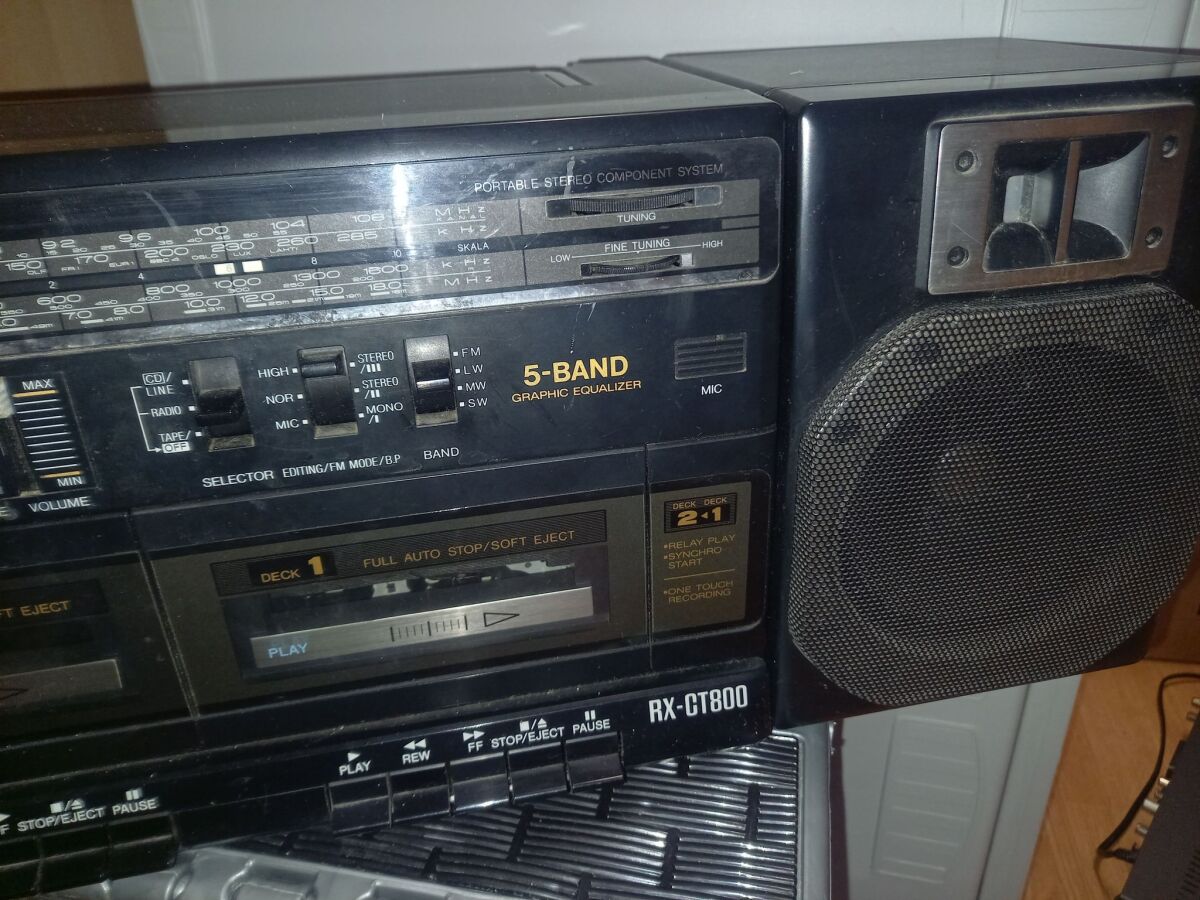 Panasonic RX-CT800ラジカセ Panasonic RX-CT800 double cassette radio… - € 40,00 - Vendora.cy