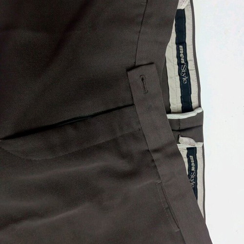 Brown classic line pants medium size used by A-Style