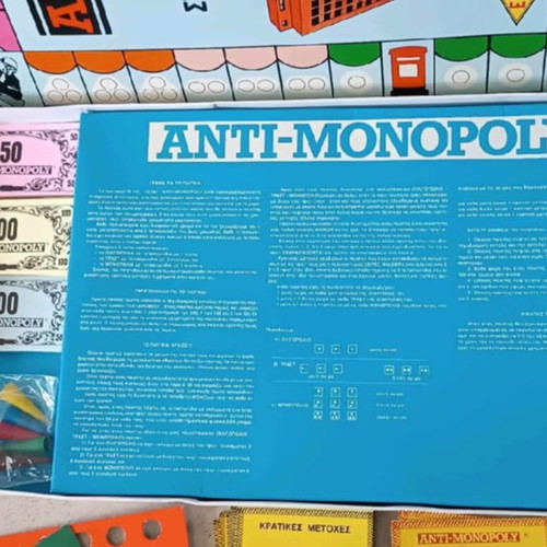 Anti-Monopoly board game used