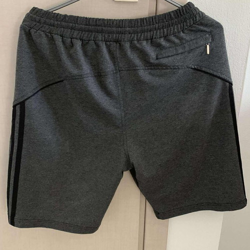 Men's sports shorts like new, grey with black stripes, size L