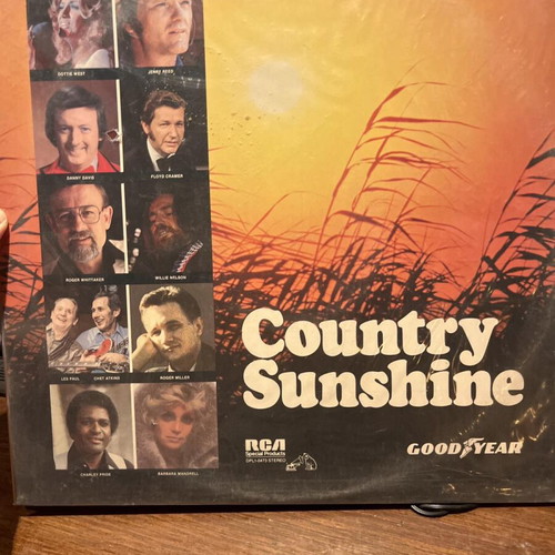 Goodyear Presents Country Sunshine LP used, RCA Special Products compilation