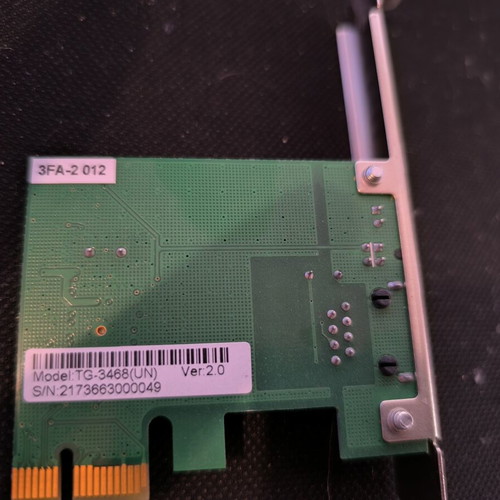 TP-Link TG-3468 Gigabit PCI Express Network Card like new