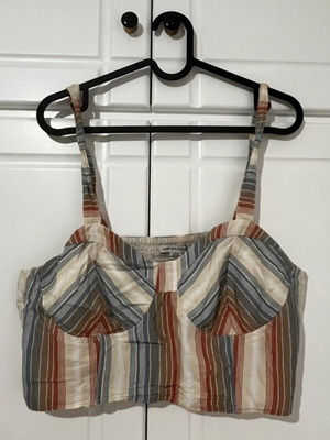 American Eagle crop top like new, multicolor, size L