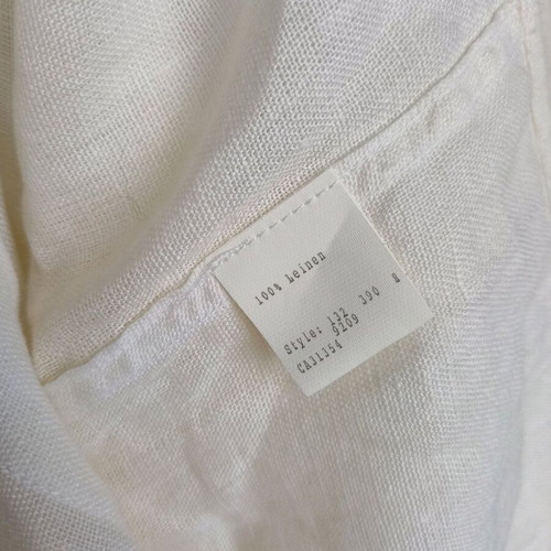 Brubaker 100% linen shirt like new, white, size M