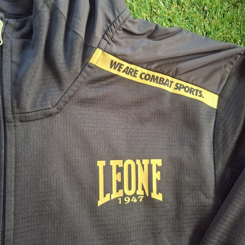 Leone long sleeve shirt XL like new, black and gold
