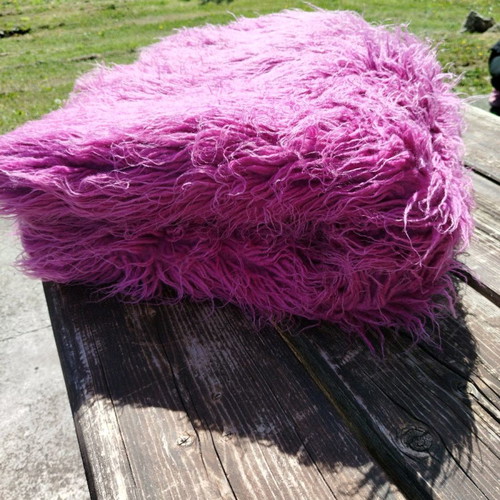 Velentza rug like new, purple pink, size 2.05x1.10