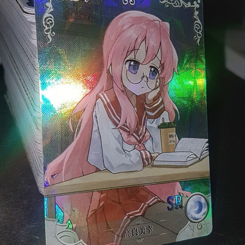 Miyuki Takara Lucky Star anime waifu holo card