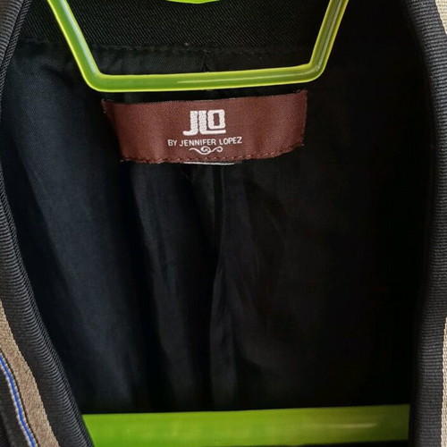 Black JLO jacket Small like new with buttons and bow at back