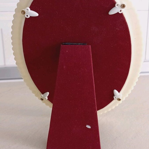 White photo frame with pearls and rhinestones new