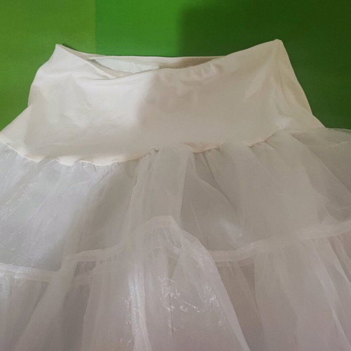 Maxi tulle skirt white like new