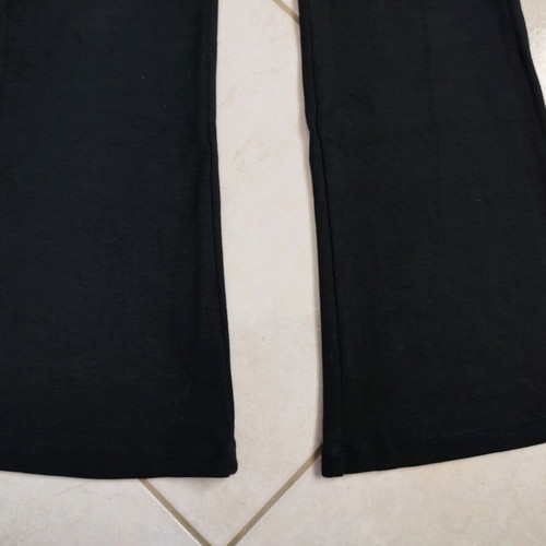 Bershka Bell Bottom Leggings like new, black, XS