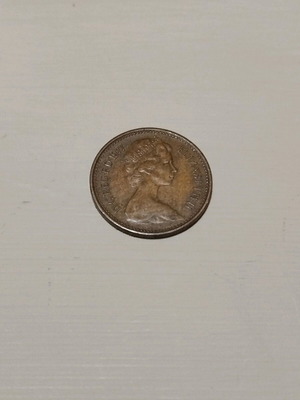 Half New Penny 1977 μεταχειρισμένο