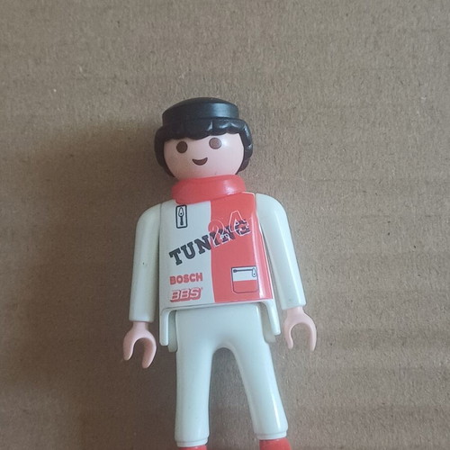 Playmobil Racing Driver Mechanic Figure like new