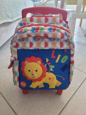 Τσάντα σχολείου Fisher Price σαν καινούργιο, 2 θέσεων, 12 lt