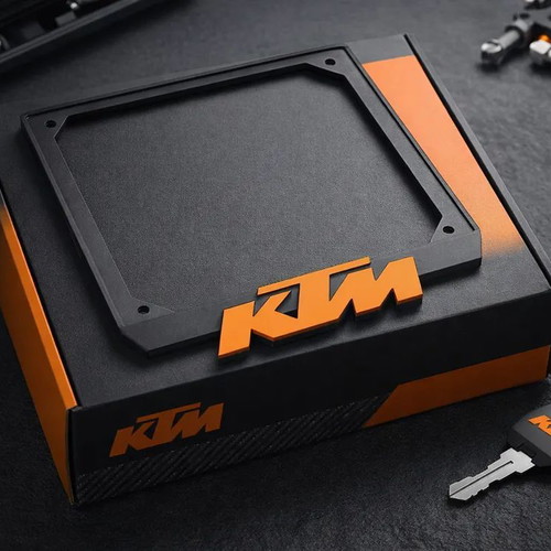 3D Printed Motorcycle License Plate Holder New with Custom Logo