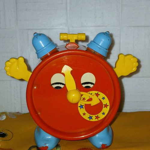 Sankyo baby musical toy used, 1970s rattle