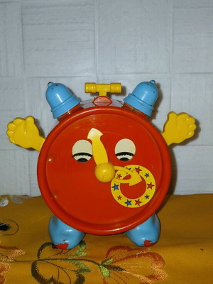 Sankyo baby musical toy used, 1970s rattle