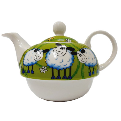Wisen porcelain teapot, classic design, Germany