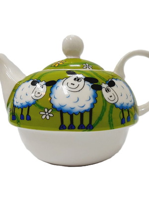 Wisen porcelain teapot, classic design, Germany