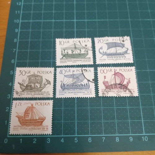 Poland 1965 sailboats stamps like new