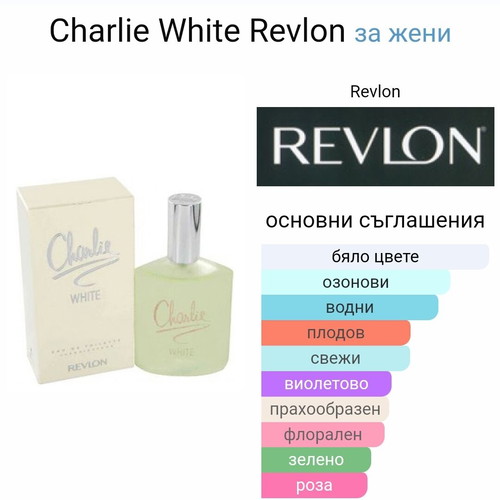 Revlon Charlie WHITE 100ml EDT women's perfume new