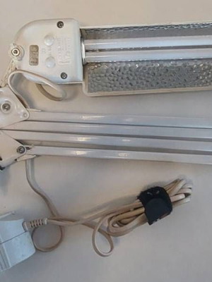 Επιτραπέζιο φωτιστικό γραφείου μεταχειρισμένο, λευκό, ρυθμιζόμενο